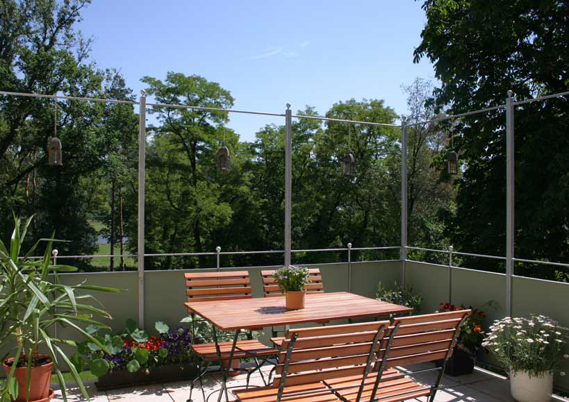 Terraza para los huéspedes de la Habitación Elba 2