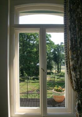 Ventana con vistas al Elba