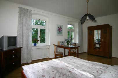 Pension Dresde-Kleinzschachwitz chambre 1 avec vue sur l'Elbe